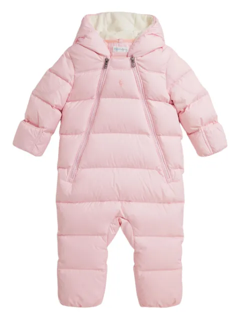 POLO RALPH LAUREN KIDS hooded quilted snowsuits