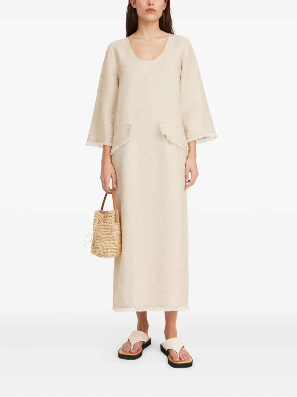 By Malene Birger Delany dress - Wit