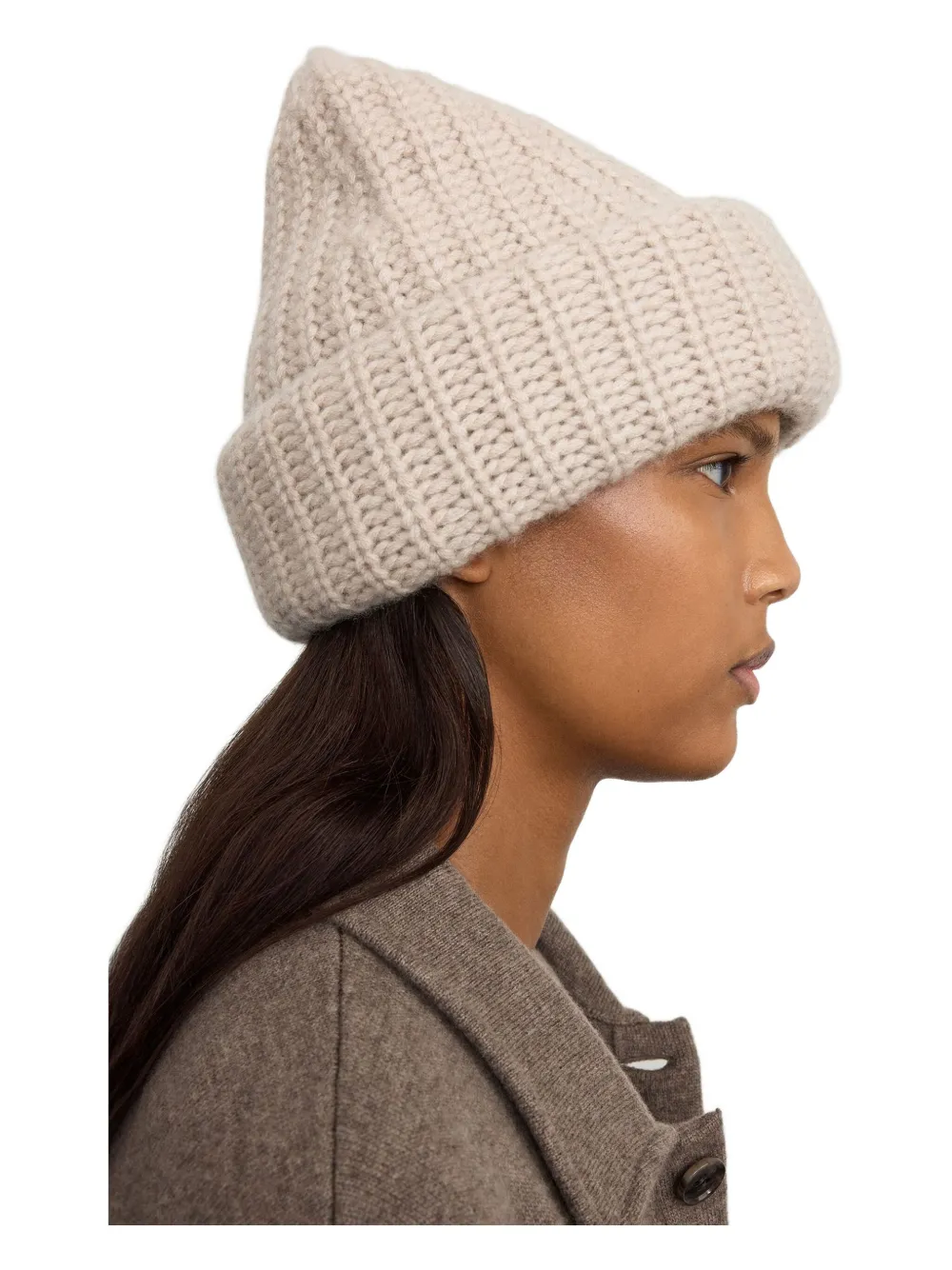 Lisa Yang Beatris Beanie In Neutral