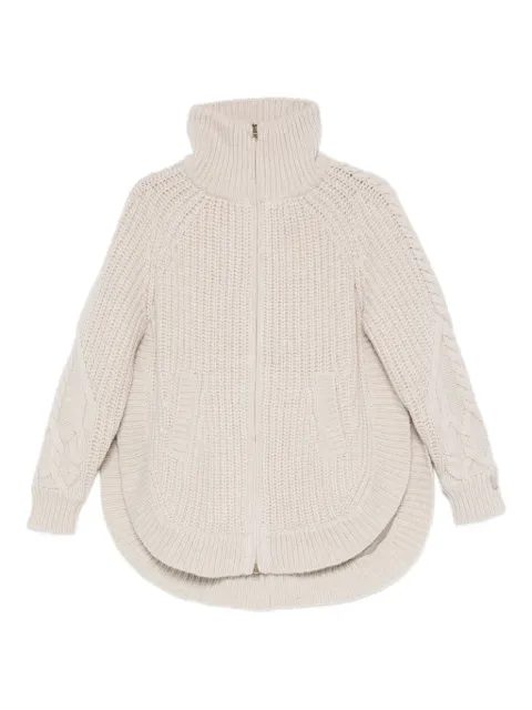 Herno cable-knit jacket