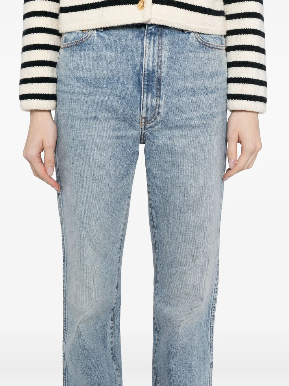 Khaite Danielle Jeans In Blue