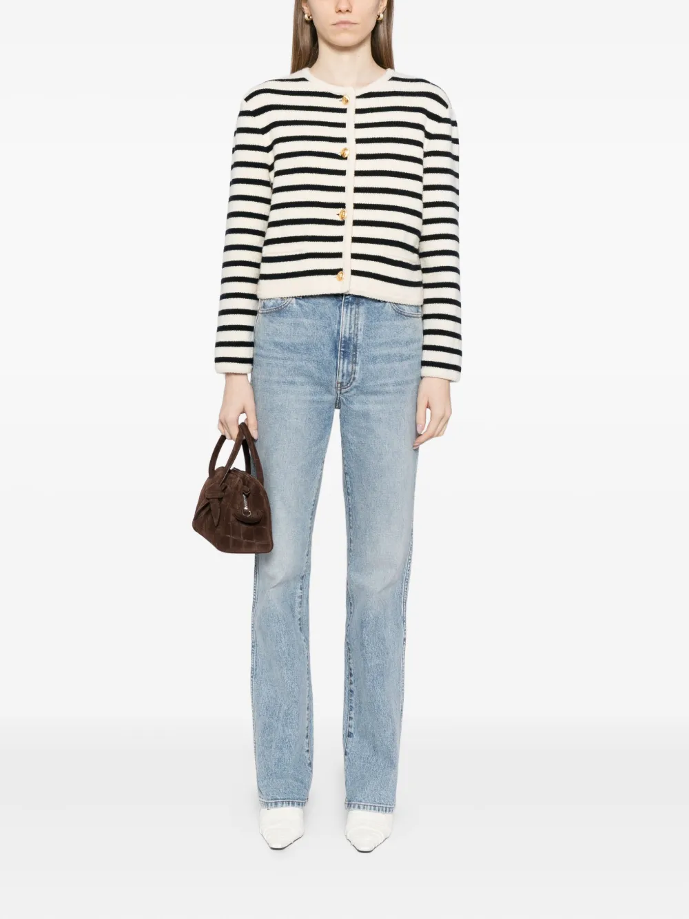 Khaite Danielle Jeans In Blue
