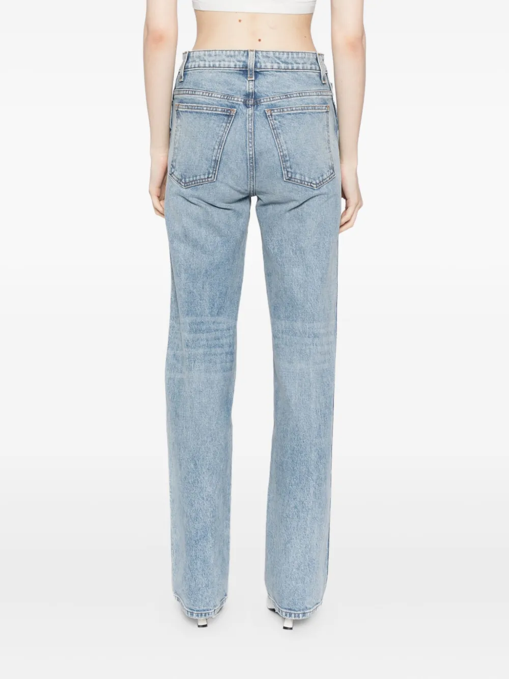 Khaite Danielle Jeans In Blue