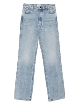 白 デニム ハーフパンツ KHAITE カイト デニム 25 レディース デニム