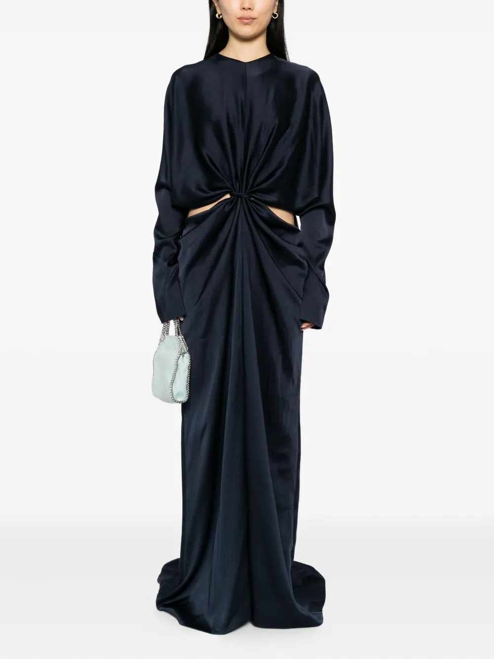 Stella McCartney Satijnen avondjurk - Blauw