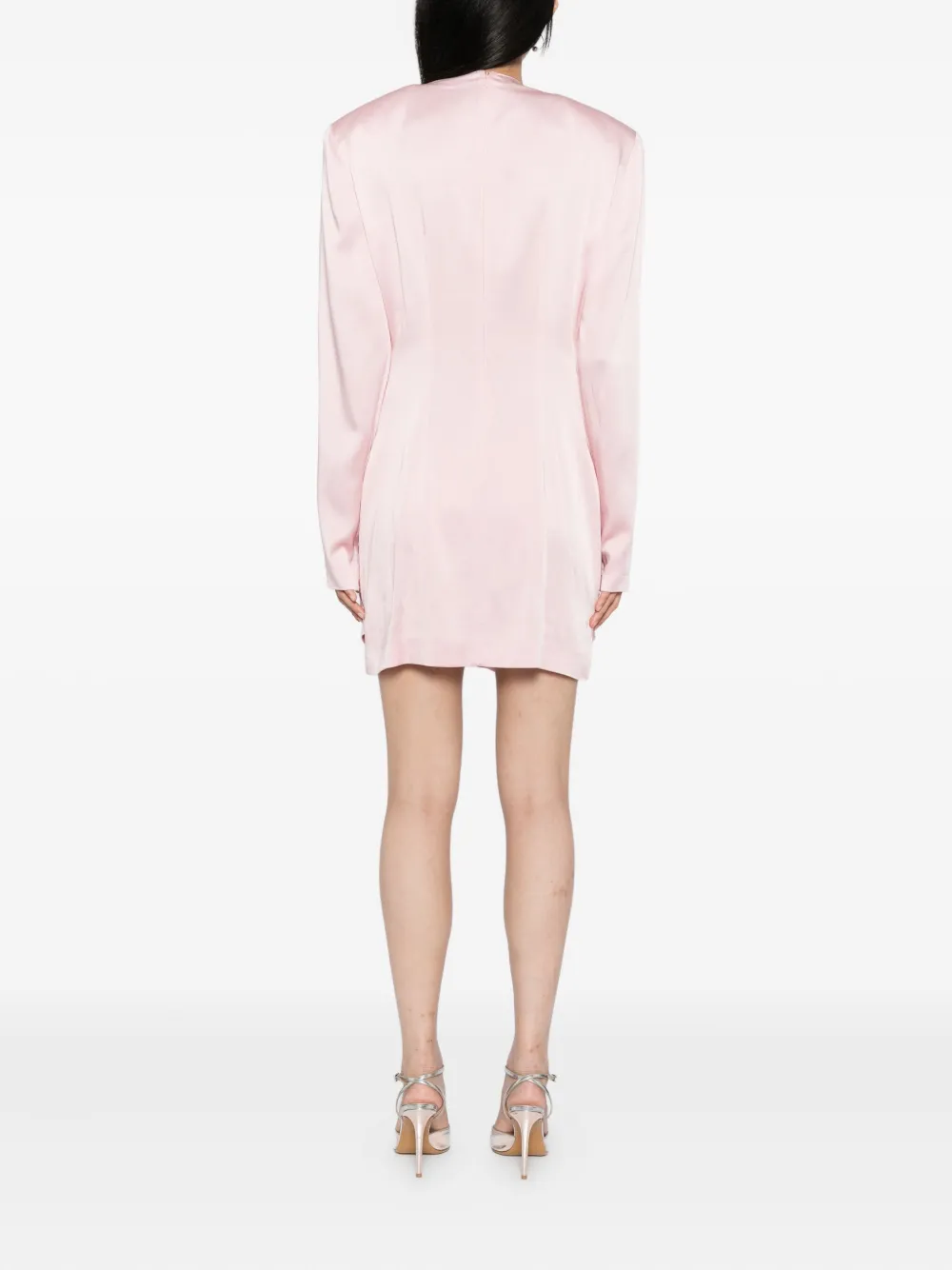 Stella McCartney Gedrapeerde mini-jurk Roze