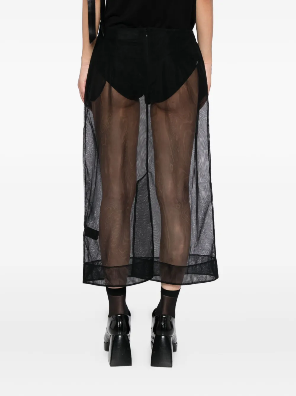 Simone Rocha Rok verfraaid met strikken Zwart