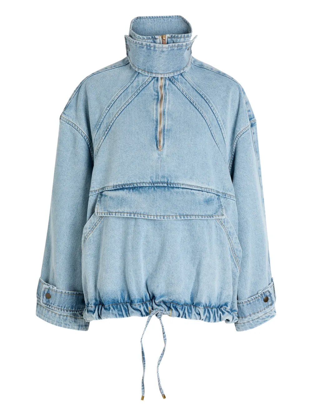 Better zip front denim anorak | bleu | Image 1