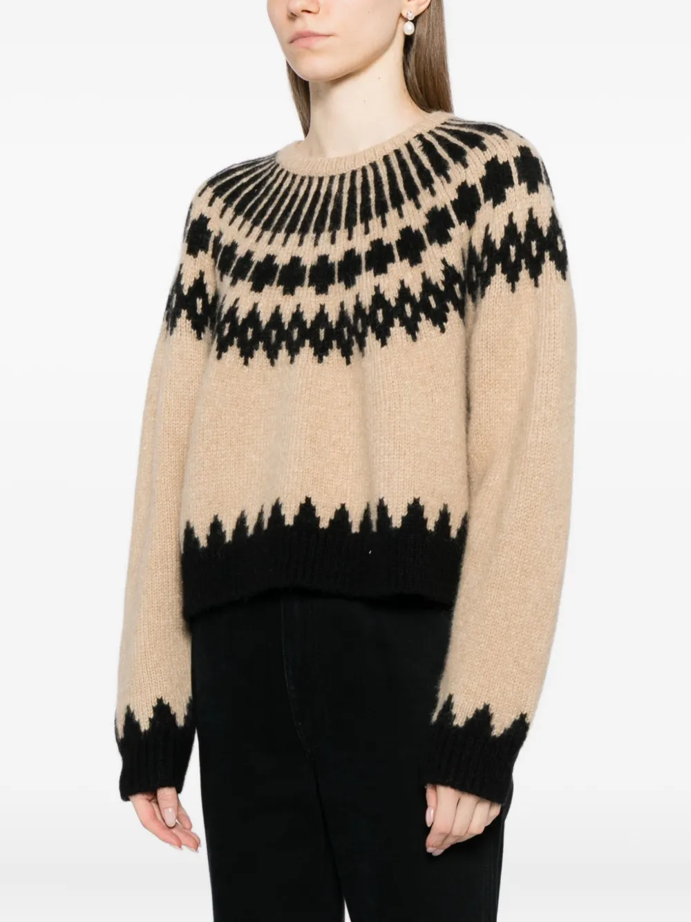 Nili Lotan Alena trui Beige