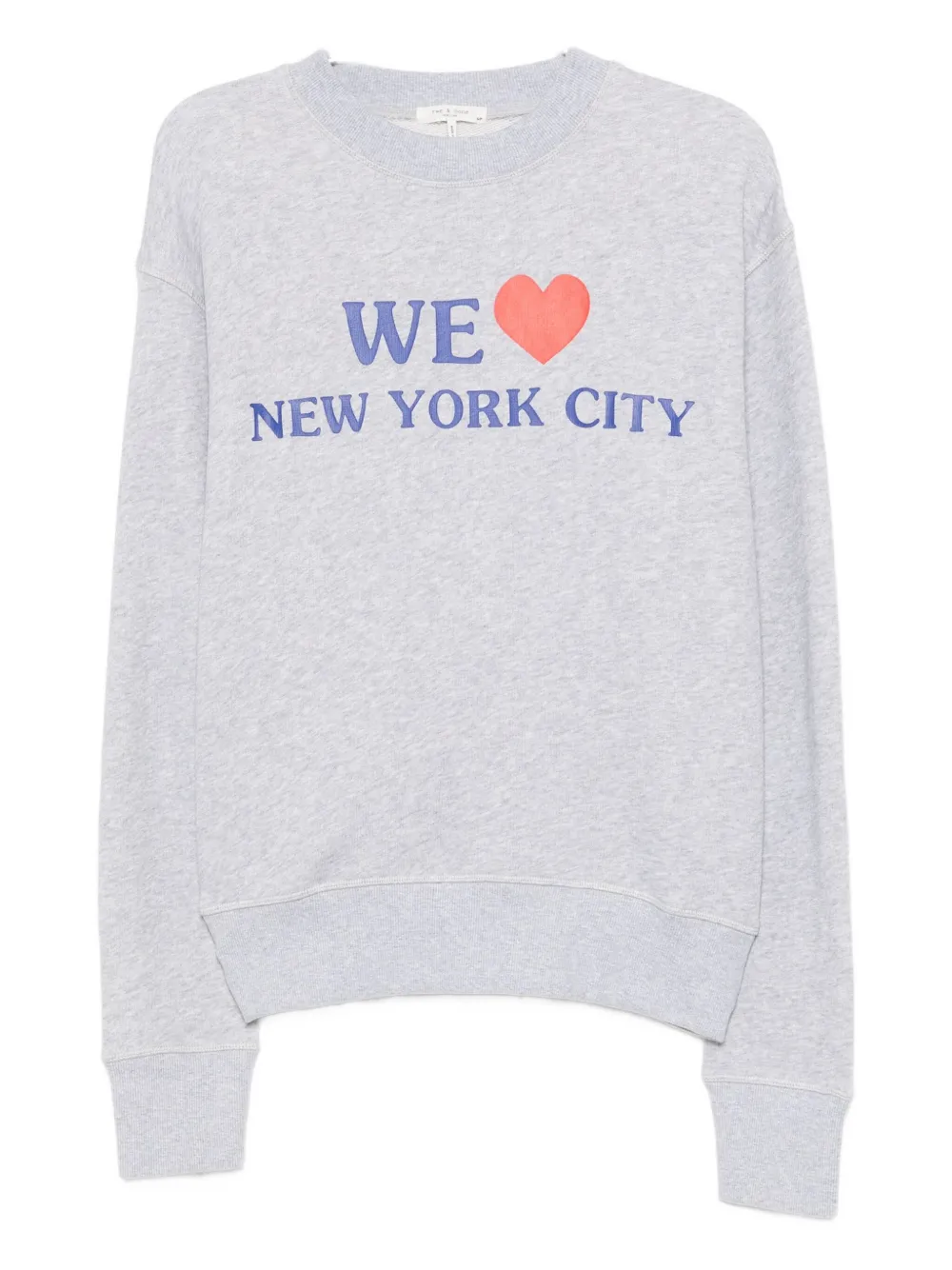 rag & bone slogan-print sweatshirt | Grey | Image 1