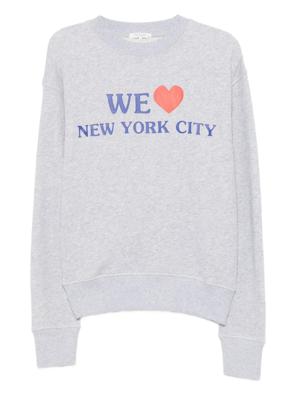 rag & bone slogan-print sweatshirt | Grey | Image 1