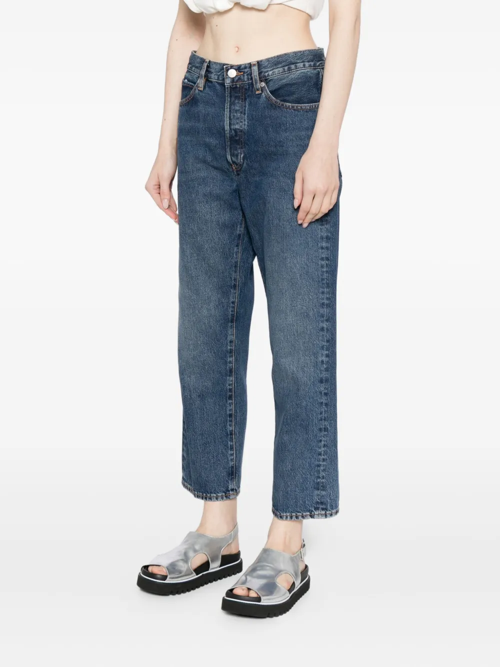 Frame The Vertical Jeans In Animal Print
