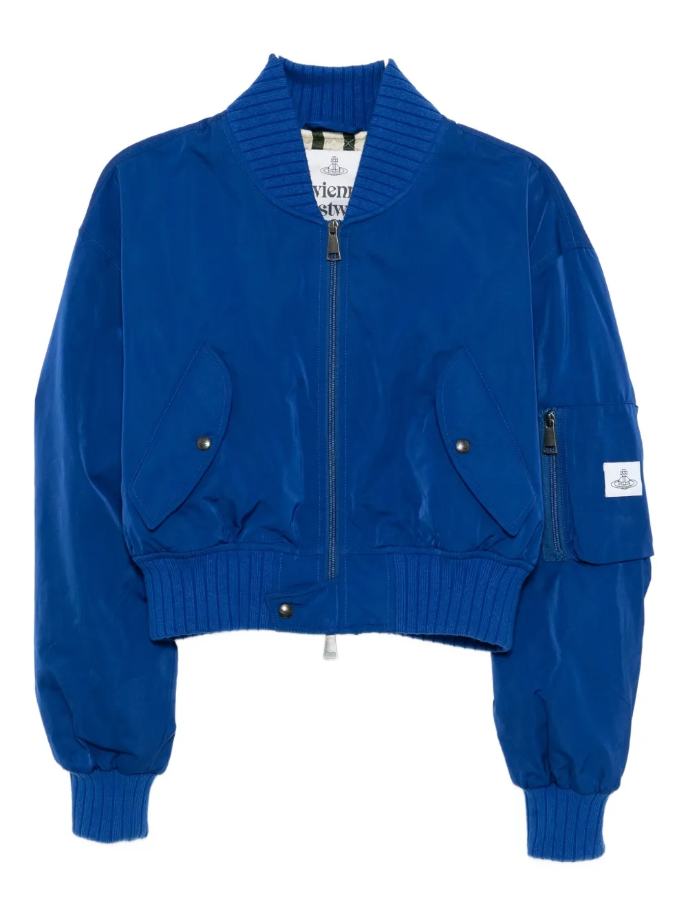 Vivienne Westwood Bernardo Bomber Jacket In Blue