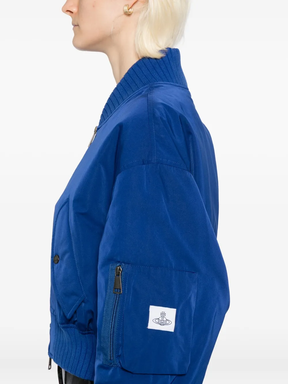 Vivienne Westwood Bernardo Bomber Jacket In Blue