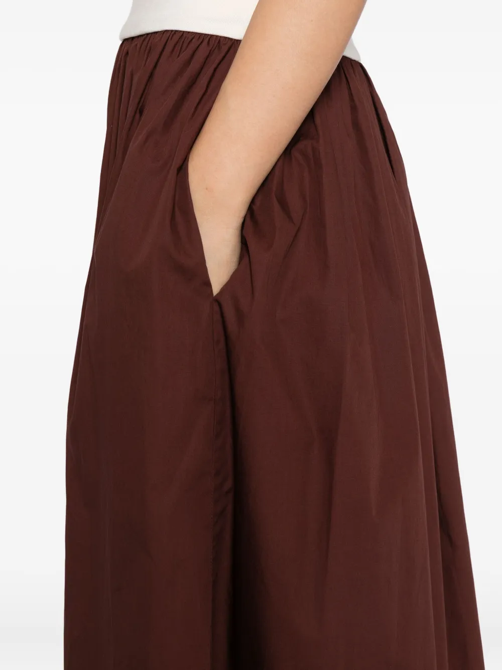 Esse Studios Katoenen gebreide jurk Beige