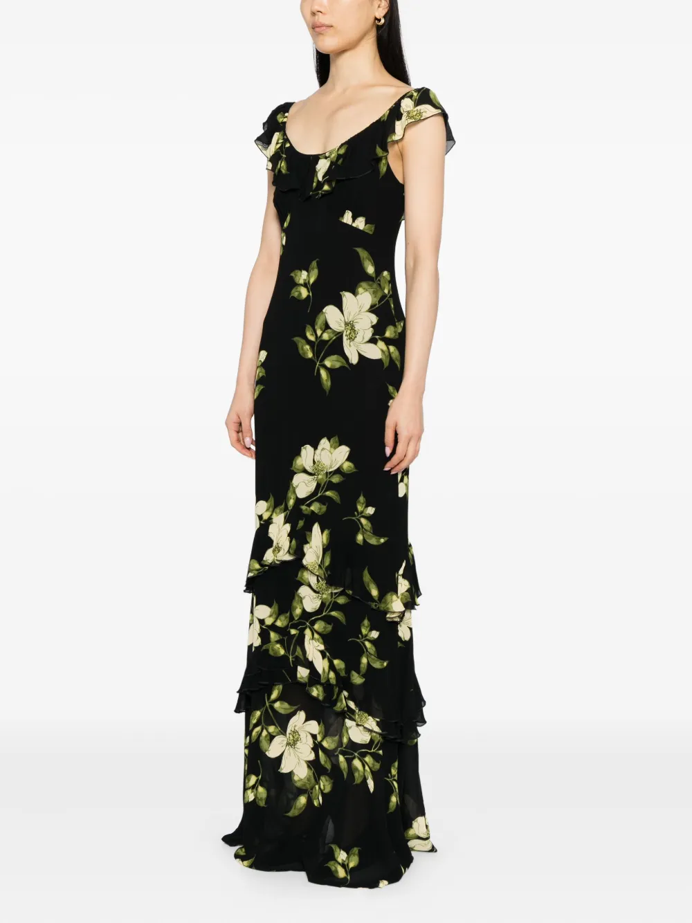 Reformation Tripoli jurk Zwart