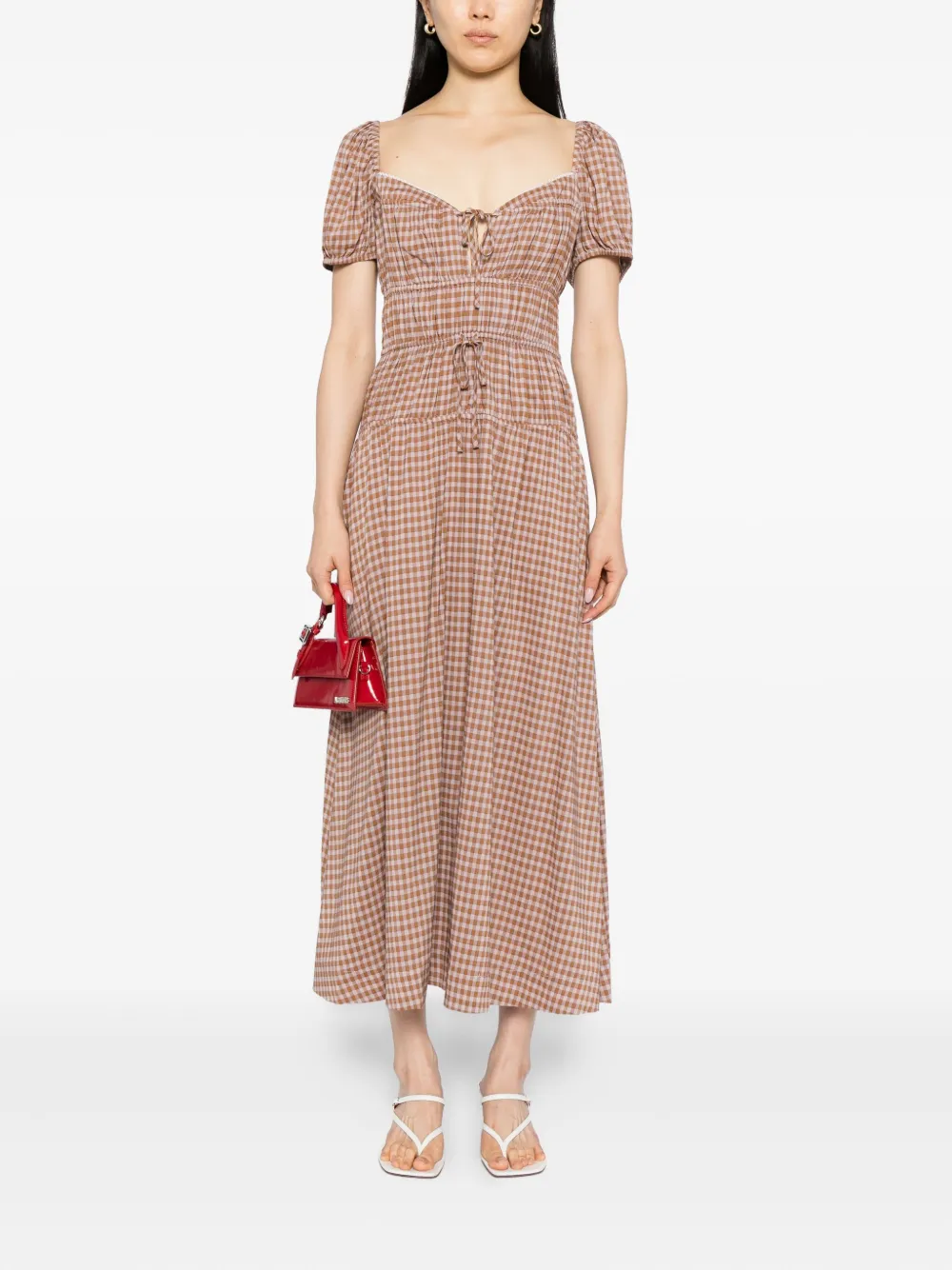 Reformation Rhett jurk - Roze