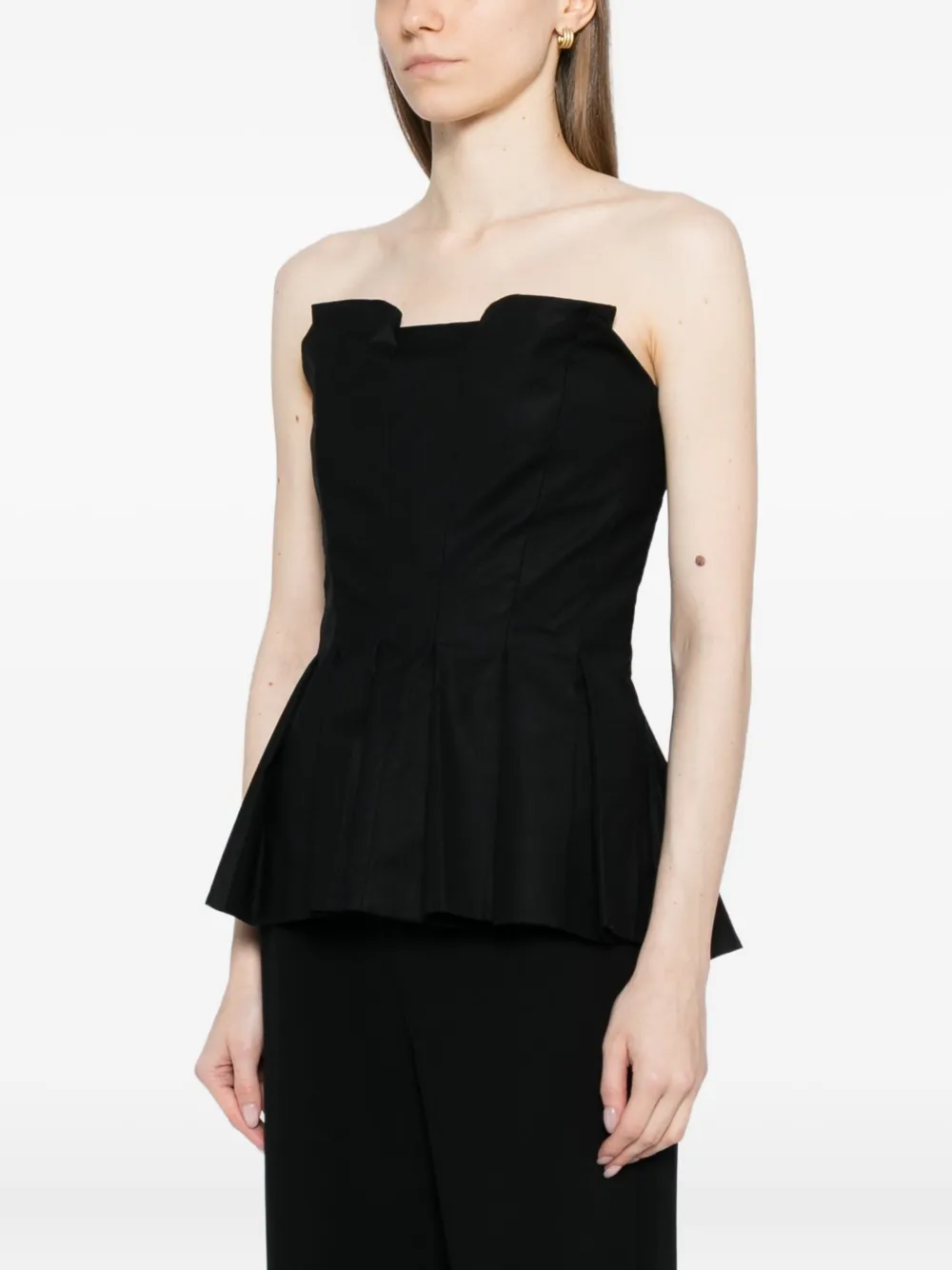 Reformation T-ashlyn Top In Black