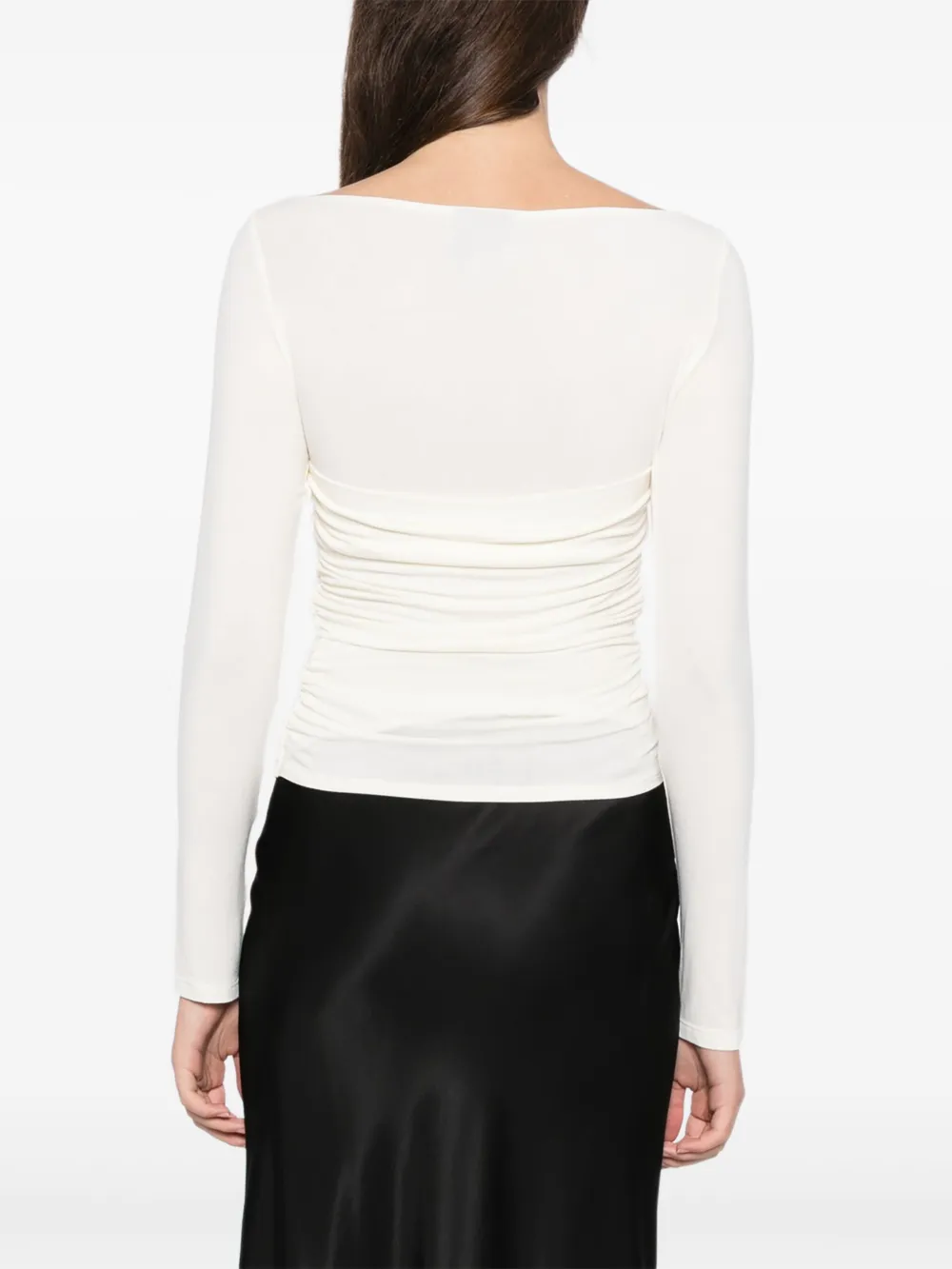 Reformation Julian gebreide top Wit