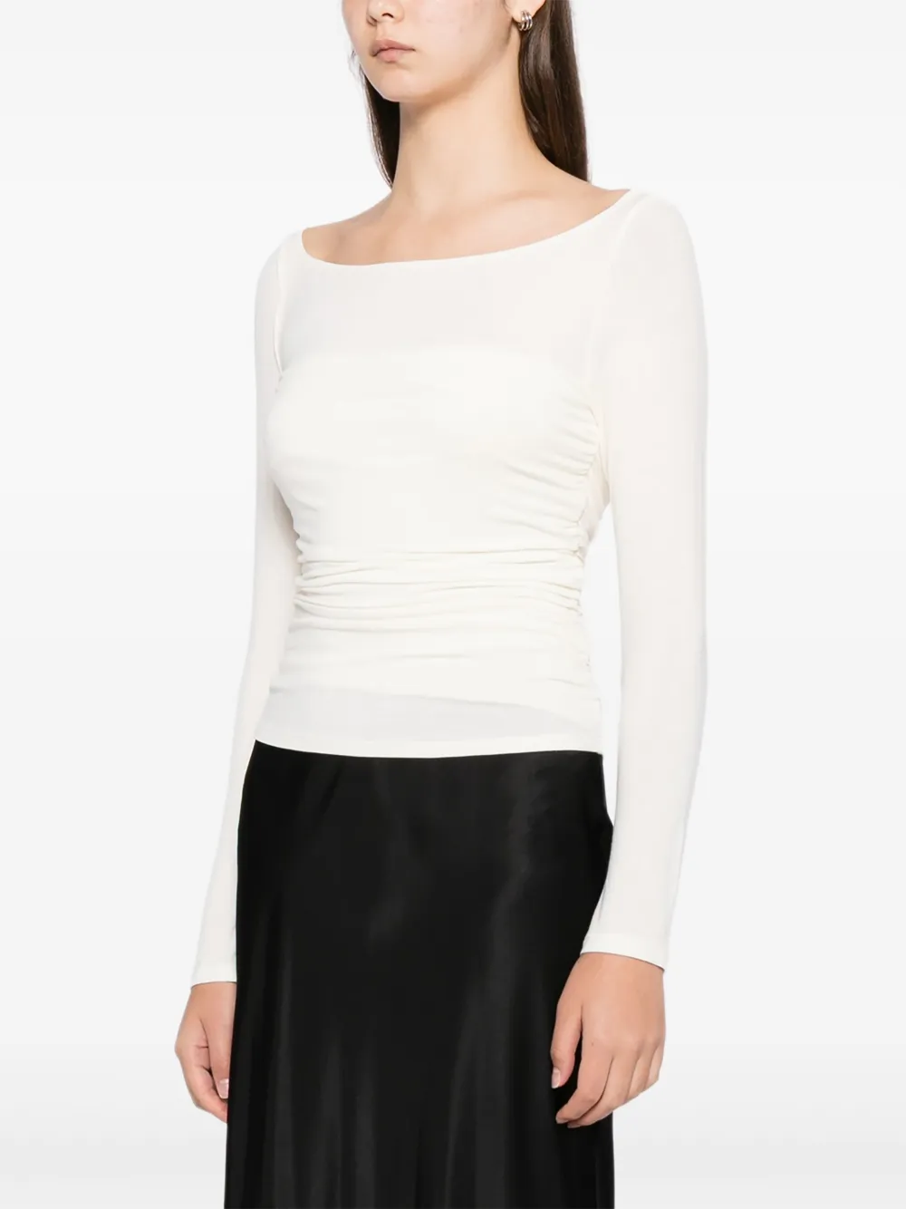 Reformation Julian gebreide top Wit