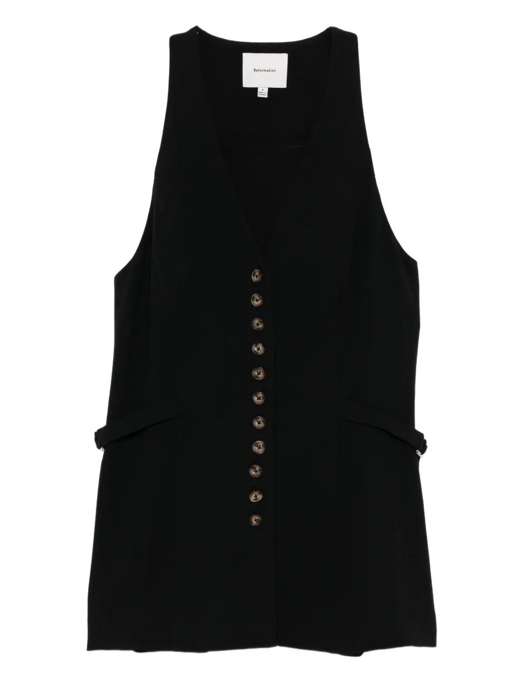 Reformation Rowe vest | Black | Image 1