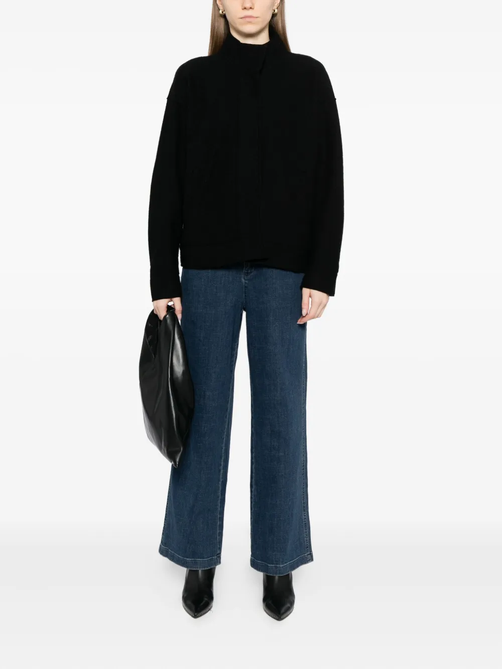 Eileen Fisher Jeans met wijde pijpen - Blauw