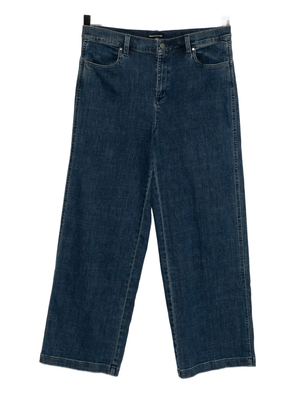 Eileen Fisher Wide-leg Jeans In Blue