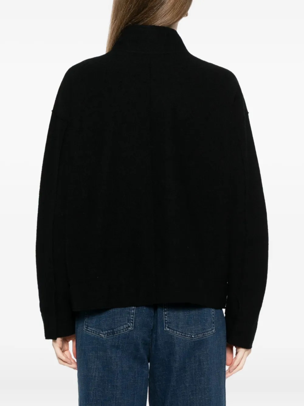 Eileen Fisher Jack van merinowol Zwart