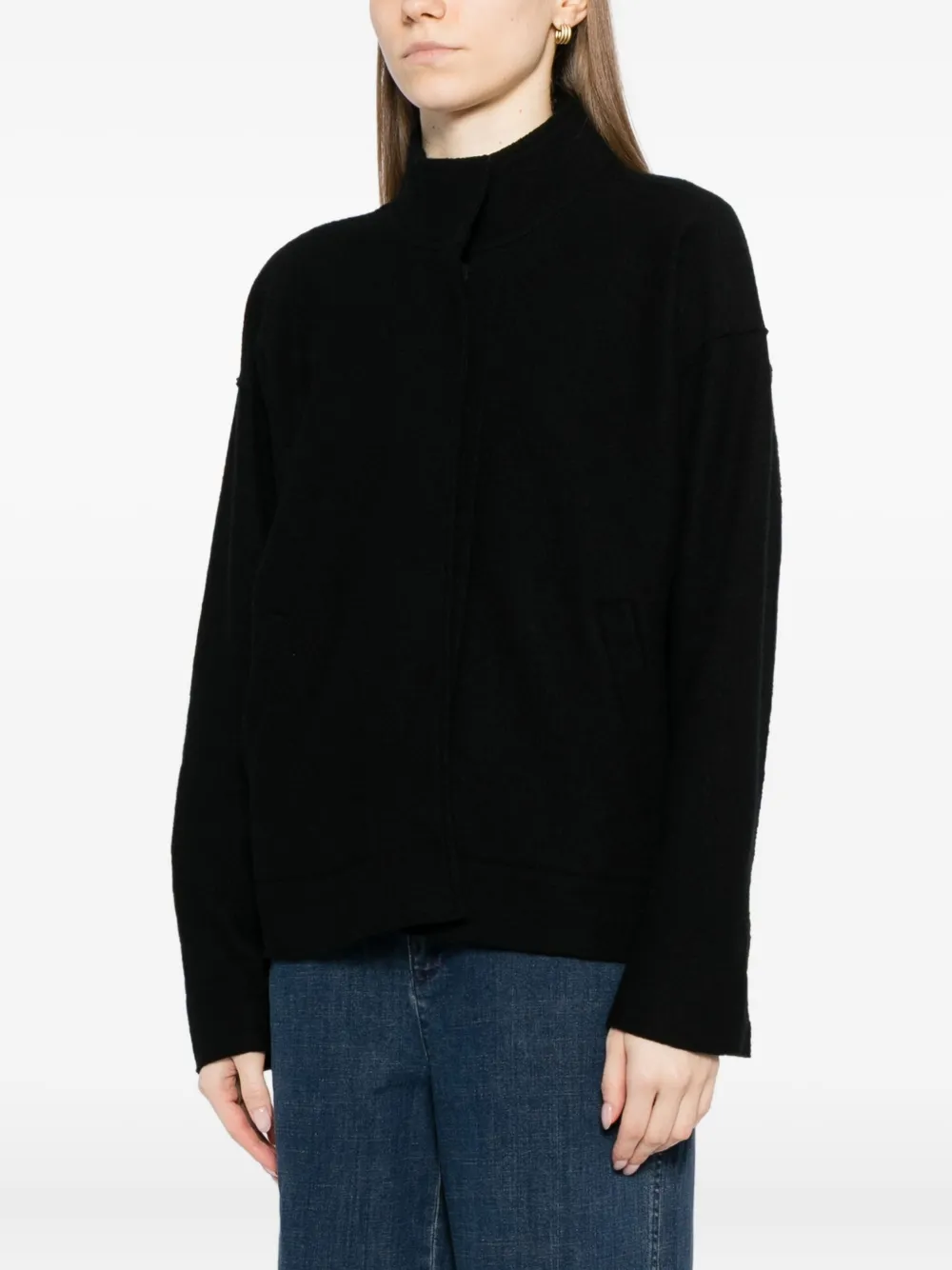 Eileen Fisher Jack van merinowol Zwart