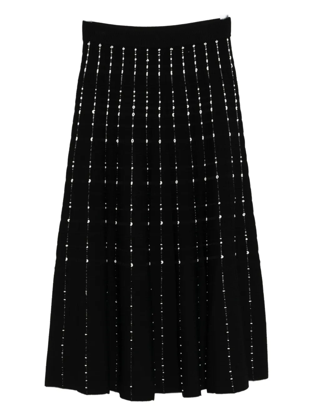 JOSEPH striped midi skirt | Black | Image 1
