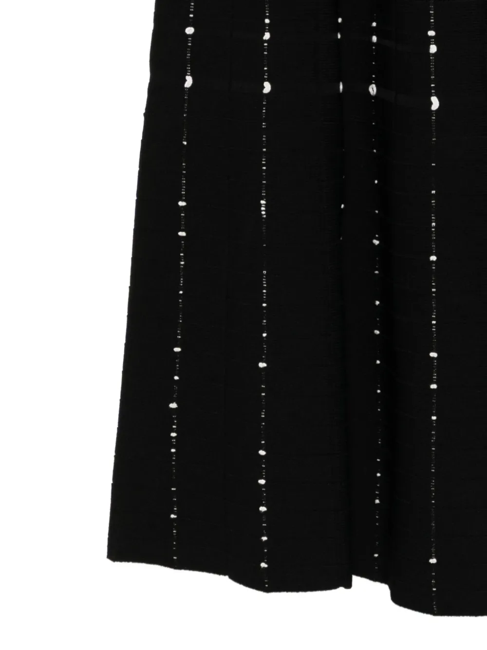 JOSEPH Gestreepte midi-rok Zwart