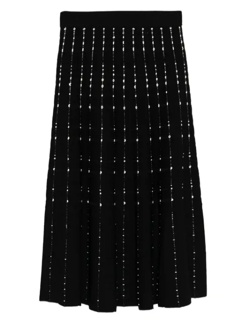JOSEPH striped midi skirt