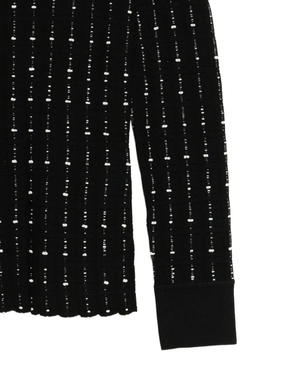 JOSEPH Gestreepte trui met opstaande hals Goud