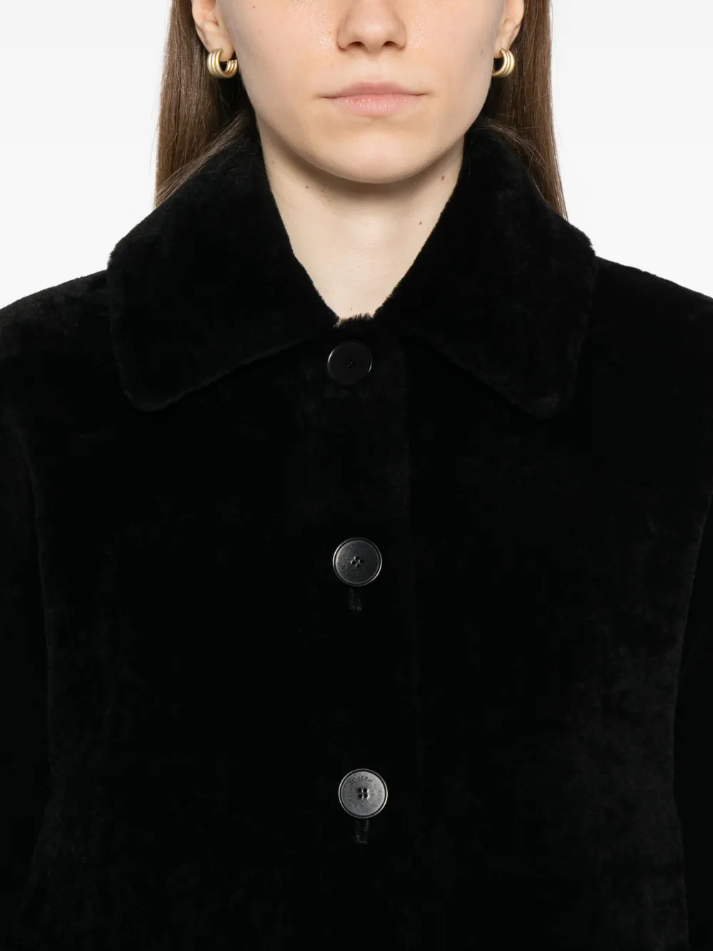 JOSEPH Alloway leren jack Zwart