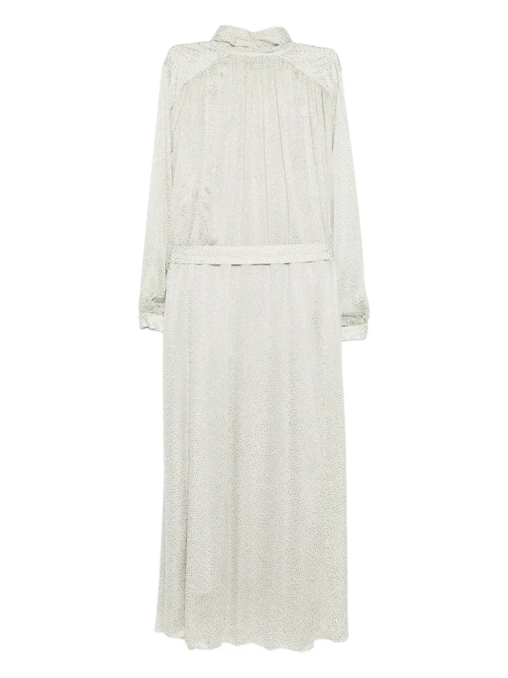 Forte Forte Peties-Pois jurk - Groen