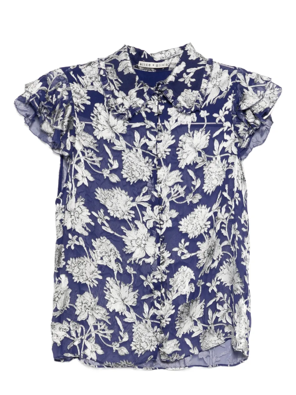alice + olivia بلوزة 'مارتيل' | أزرق | Image 1