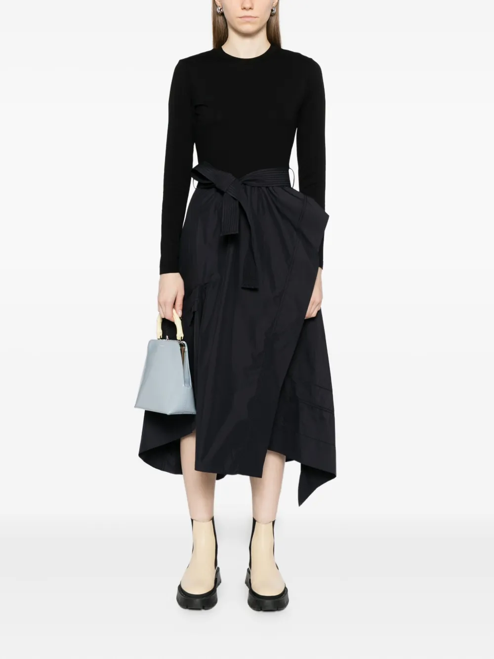 3.1 Phillip Lim Combo jurk - Zwart