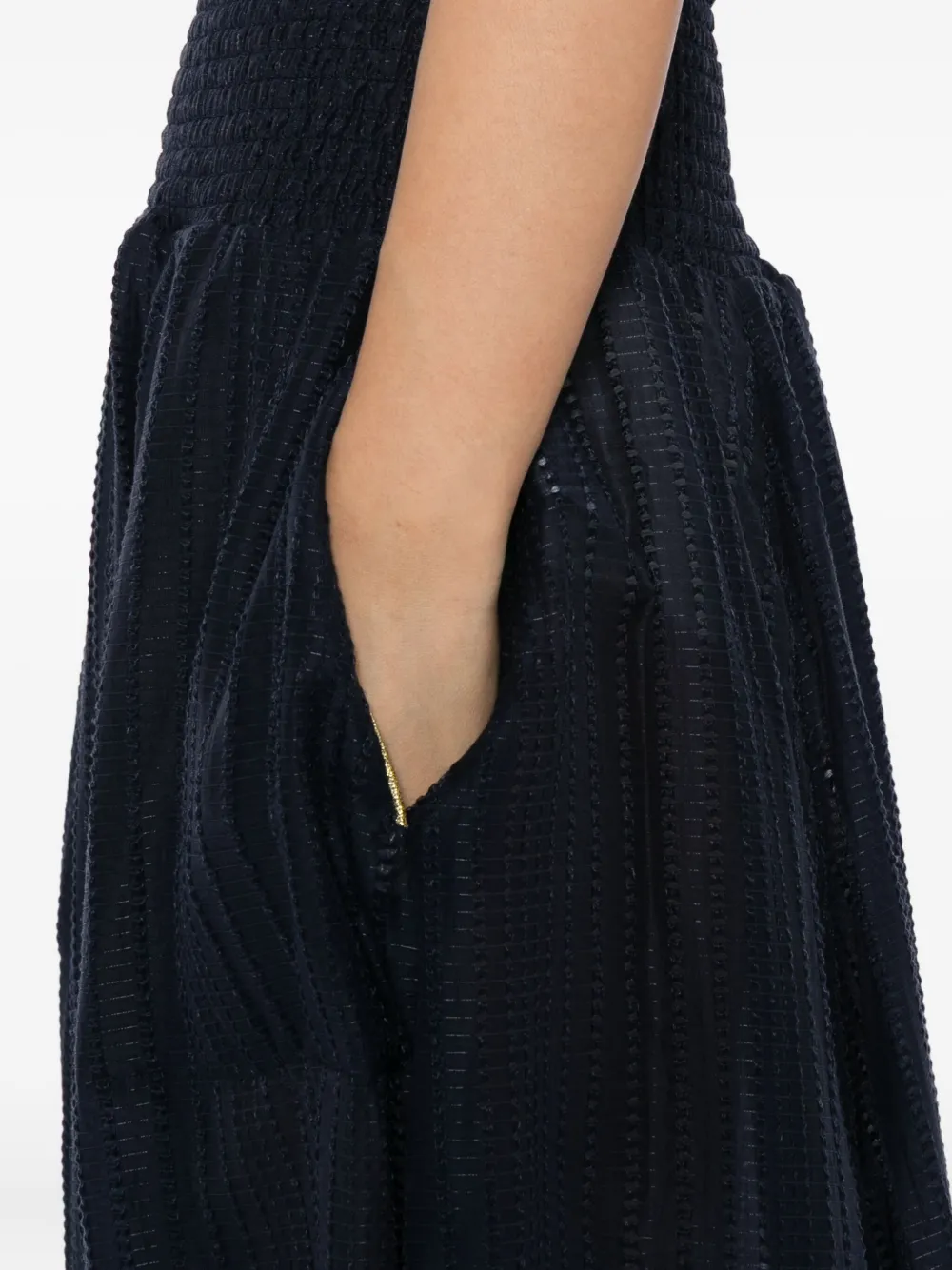 Luxe De Valentina Palma Maxi Skirt In Blue