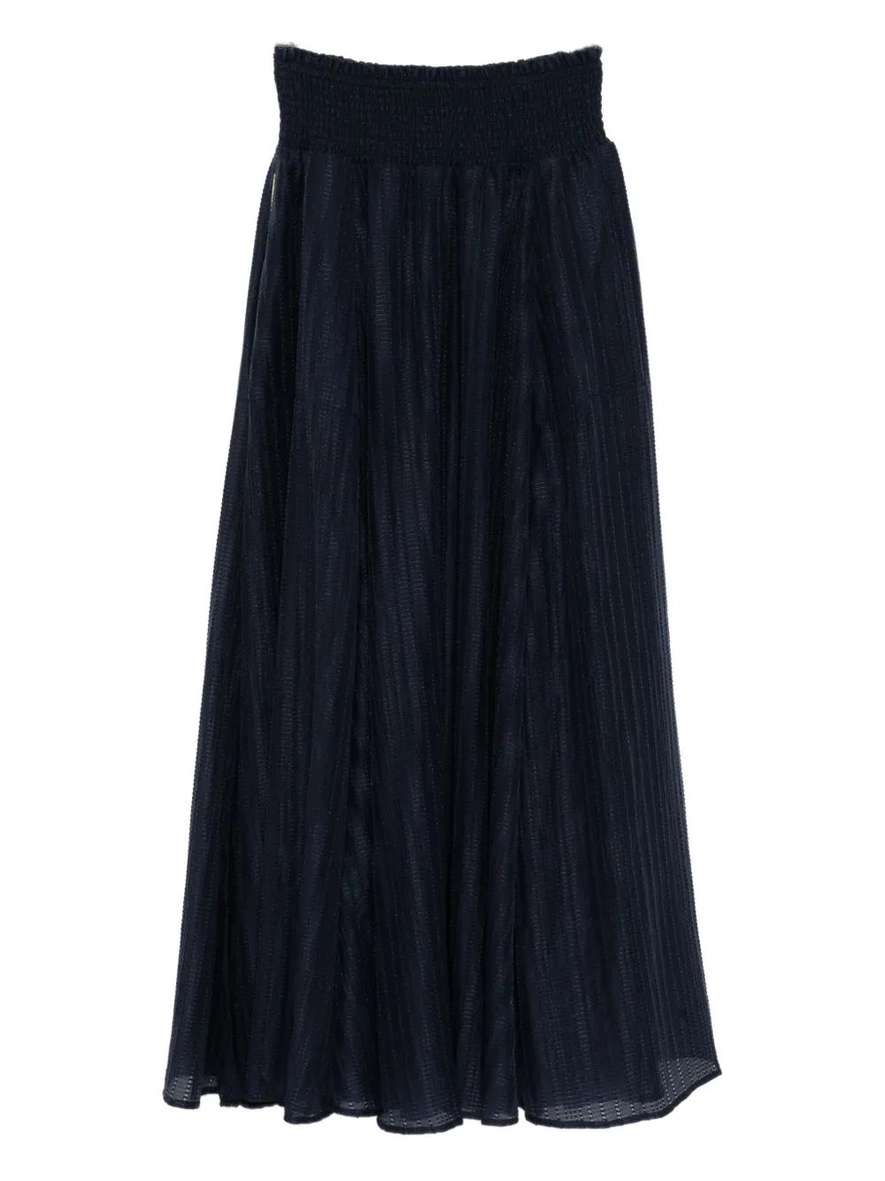 Luxe De Valentina Palma Maxi Skirt In Blue