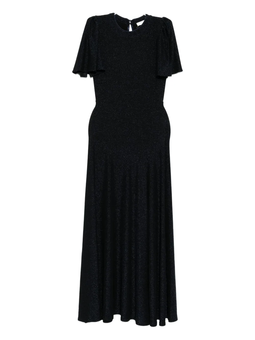 Luxe De Valentina Como Maxi Dress In Black