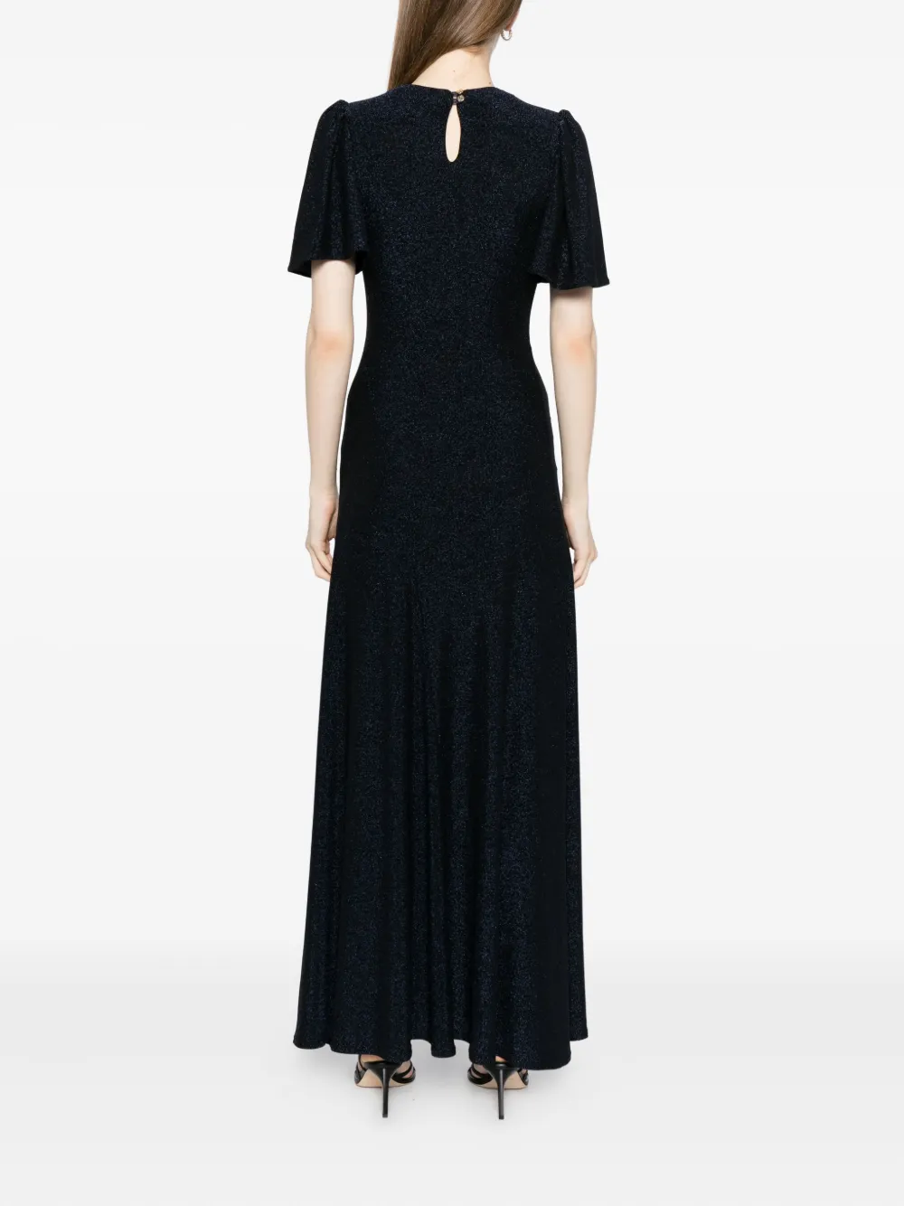 Luxe De Valentina Como Maxi Dress In Black