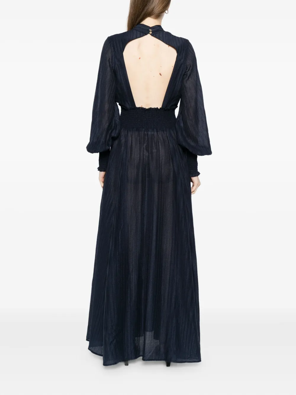Luxe De Valentina Horizon Maxi Dress In Blue