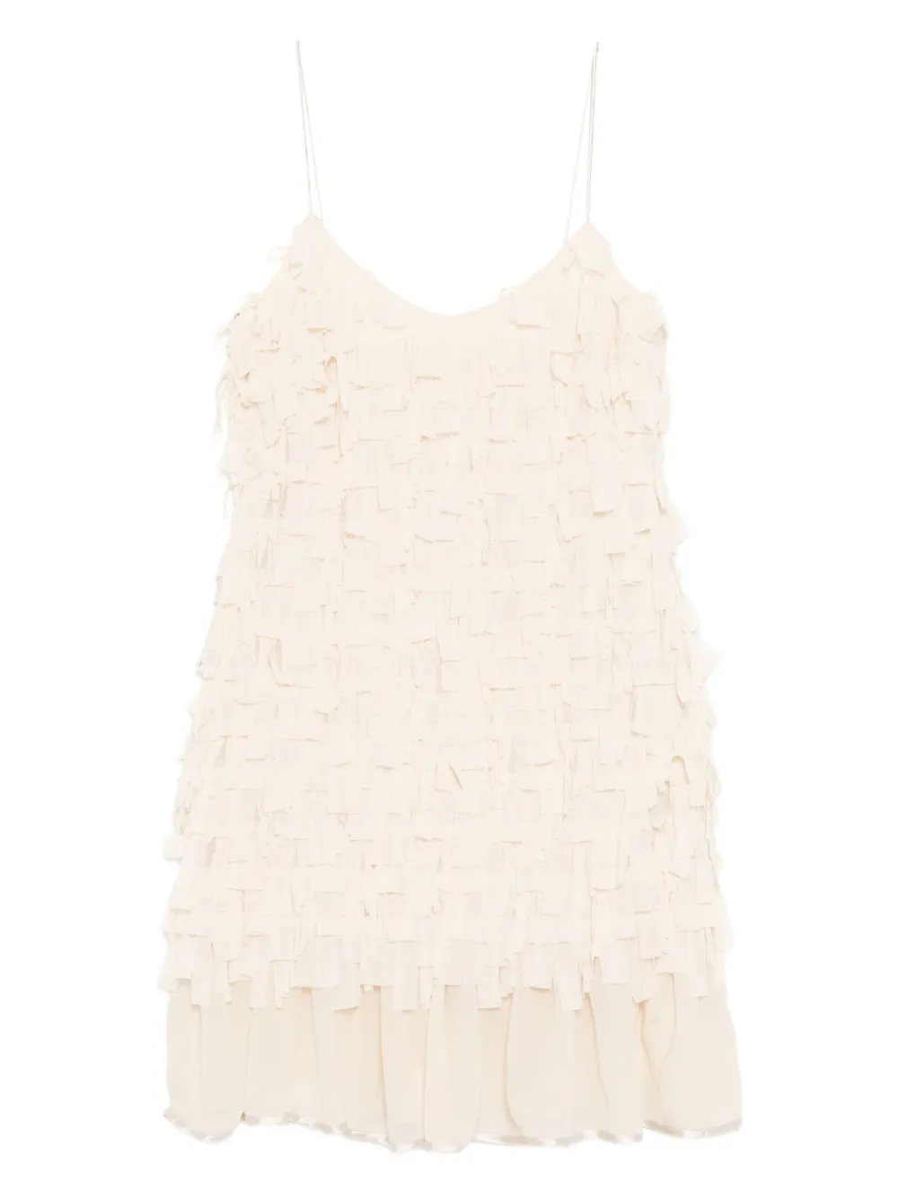 LUXE DE VALENTINA Heartbreak mini dress - Toni neutri