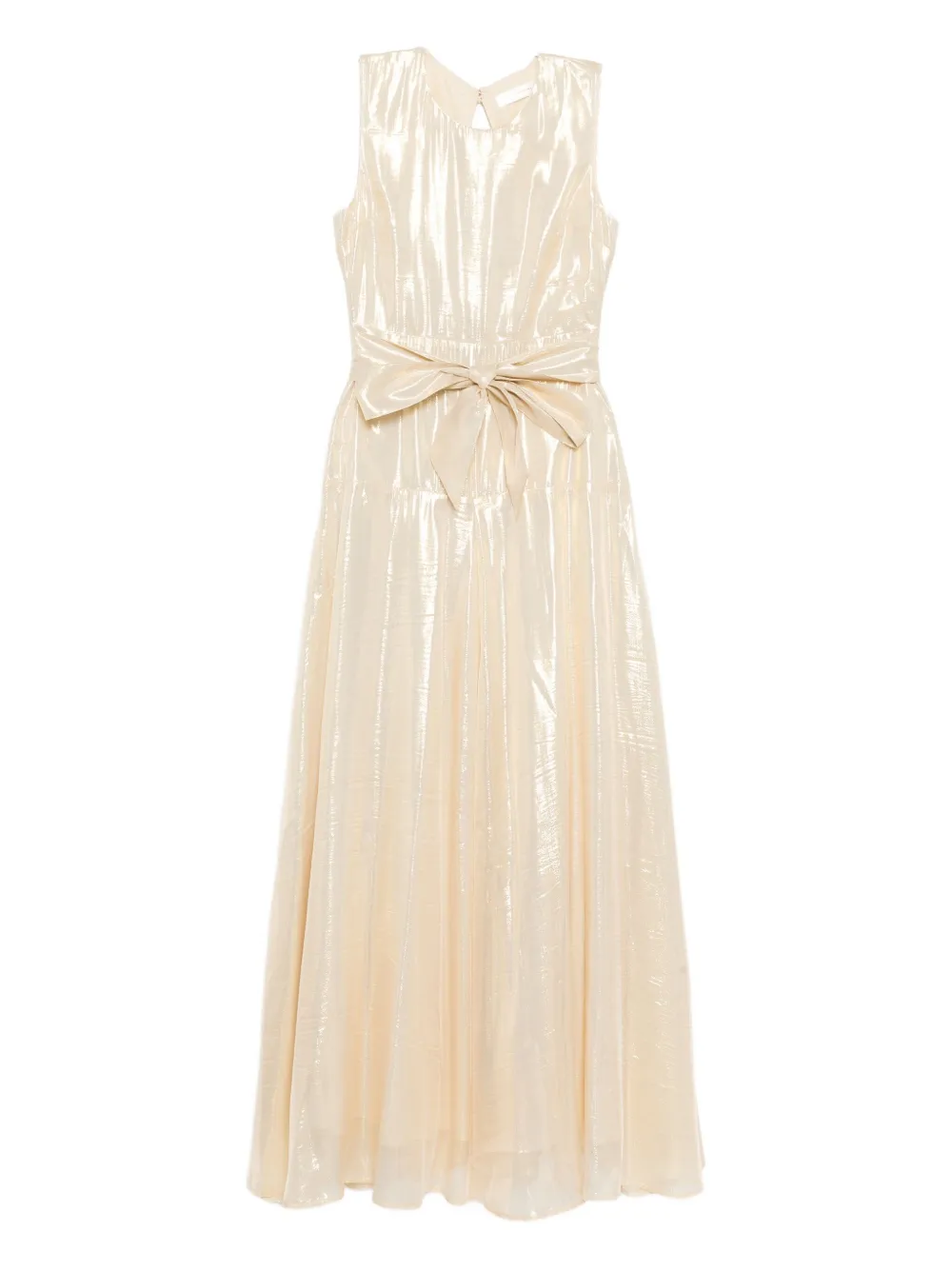 Luxe De Valentina Luna Maxi Dress In Gold