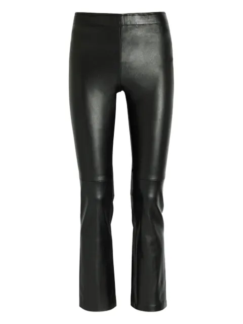 Stouls panelled leather trousers
