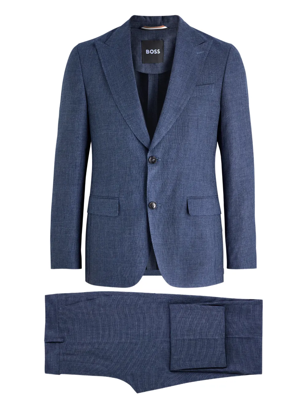 BOSS button suit | Blue | Image 1