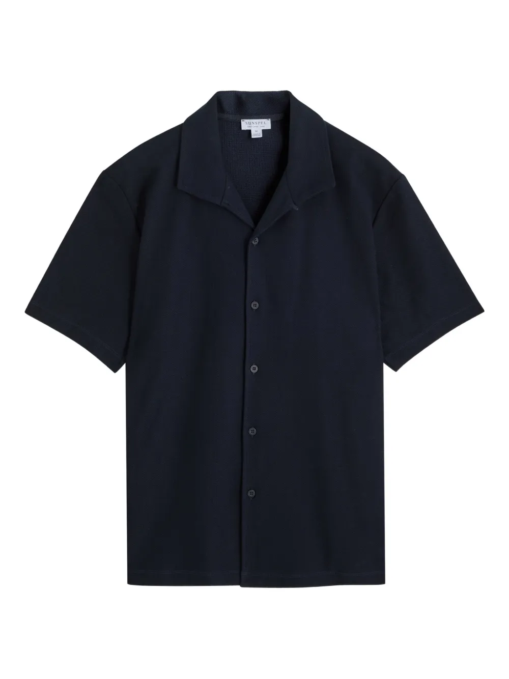 Sunspel short-sleeved jersey shirt - Blue