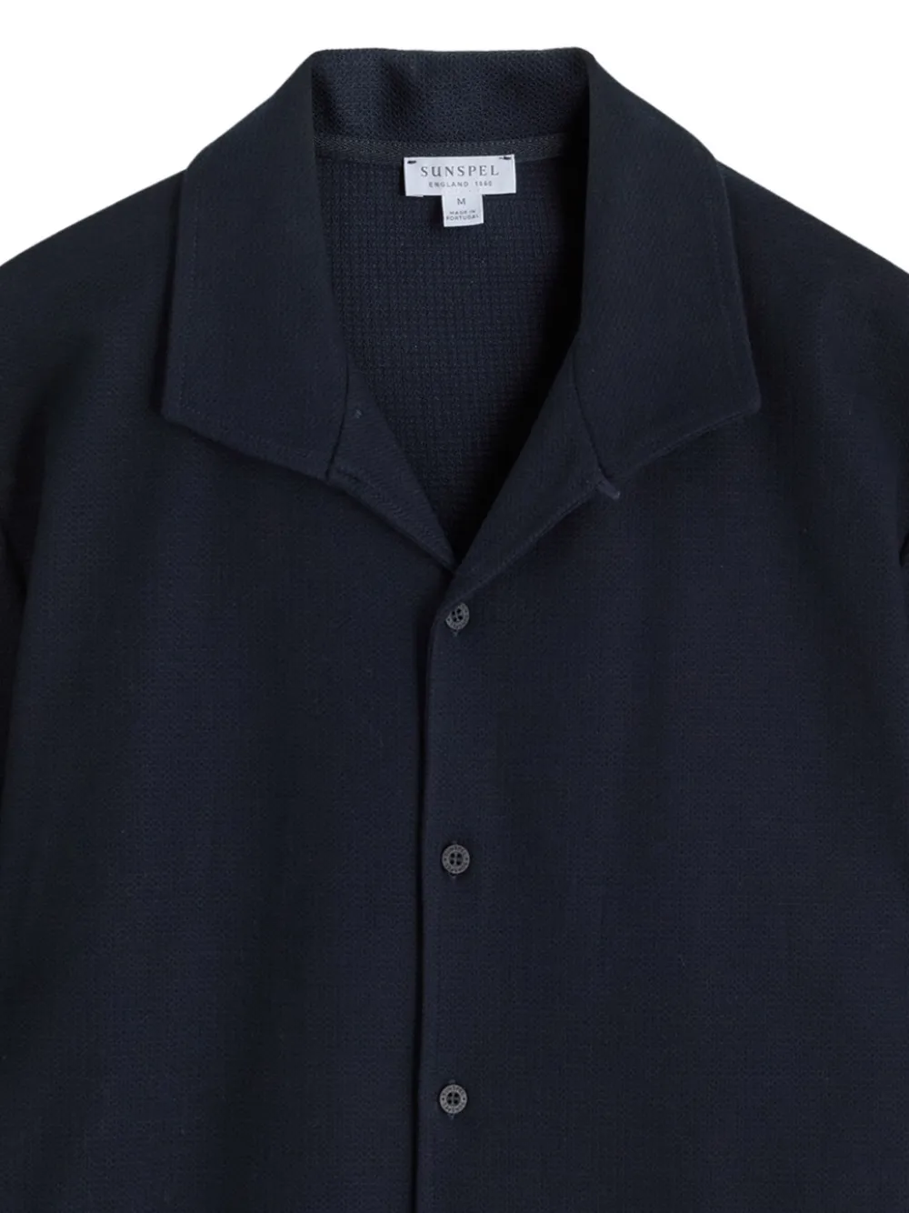 Sunspel Jersey overhemd met korte mouwen - Blauw