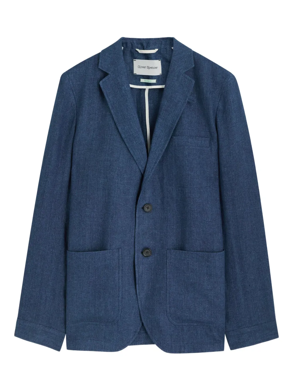 Oliver Spencer patch-pocket theobald blazer | azul | Image 1