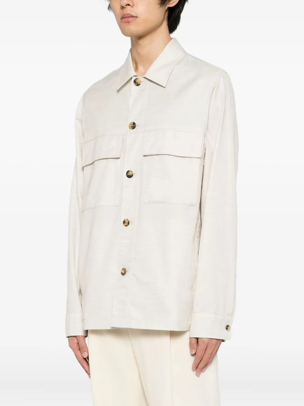 Paul Smith Katoenen overhemd Beige
